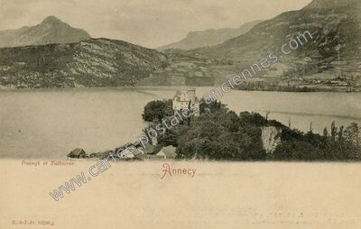 Carte postale ancienne Chateau du Duingt — Duingt (Haute-Savoie)