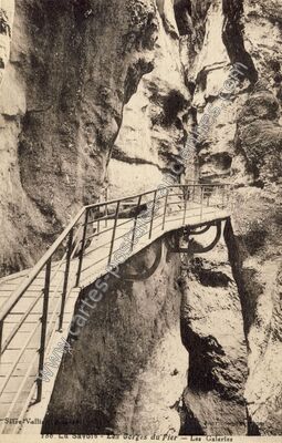 Carte postale ancienne Gorges du Fier — Lovagny (Haute-Savoie)