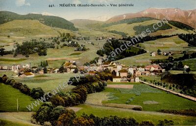 Carte postale ancienne Vue générale — Megève (Haute-Savoie)