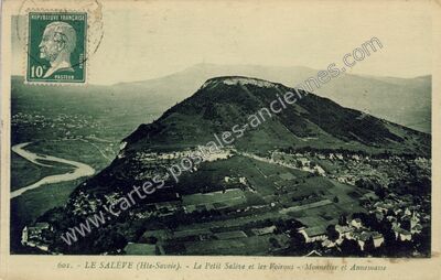 Carte postale ancienne Le Petit Saleve — Monnetier-Mornex (Haute-Savoie)