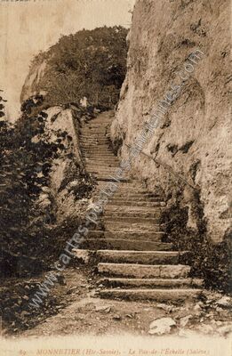 Carte postale ancienne Monnetier — Monnetier-Mornex (Haute-Savoie)