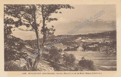 Carte postale ancienne Monnetier — Monnetier-Mornex (Haute-Savoie)