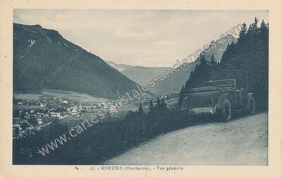 Carte postale ancienne Vue générale — Morzine (Haute-Savoie)