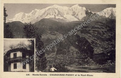 Carte postale ancienne Charousse — Passy (Haute-Savoie)