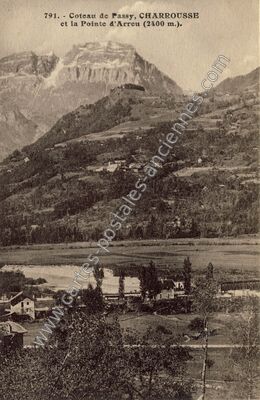 Carte postale ancienne Charousse — Passy (Haute-Savoie)