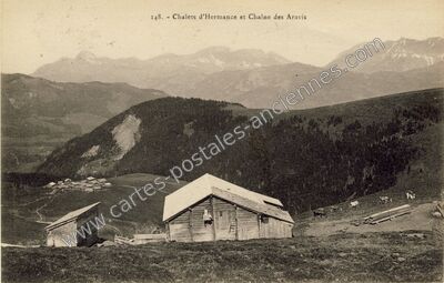 Carte postale ancienne Hermance — Saint-Gervais-les-Bains (Haute-Savoie)