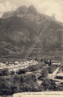 Carte postale ancienne Aiguille de Varens — Sallanches (Haute-Savoie)