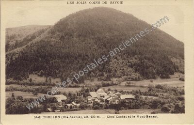 Carte postale ancienne Thollon — Thollon-les-Mémises (Haute-Savoie)