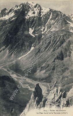 Carte postale ancienne La Terrasse — Vallorcine (Haute-Savoie)