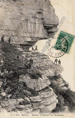 Carte postale ancienne Saleve — Vovray-en-Bornes (Haute-Savoie)