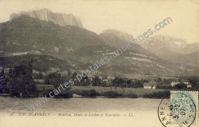 Carte postale ancienne Menthon — Menthon-Saint-Bernard (Haute-Savoie)