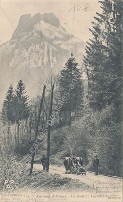 Carte postale ancienne Dent de Laufon — Annecy (Haute-Savoie)