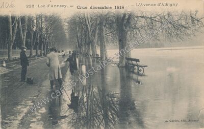 Carte postale ancienne Lac d'Annecy — Annecy (Haute-Savoie)