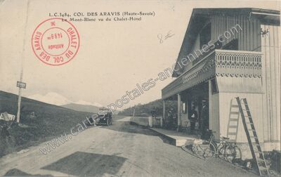 Carte postale ancienne Col des Aravis — La Clusaz (Haute-Savoie)