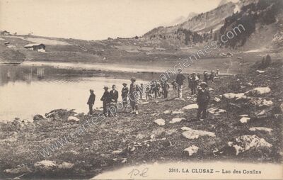 Carte postale ancienne Lac des Confins — La Clusaz (Haute-Savoie)