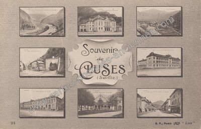Carte postale ancienne Souvenir de Cluses — Cluses (Haute-Savoie)