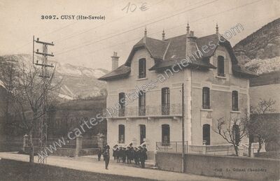 Carte postale ancienne Cusy — Cusy (Haute-Savoie)