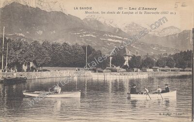 Carte postale ancienne Menthon — Menthon-Saint-Bernard (Haute-Savoie)