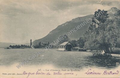 Carte postale ancienne Menthon — Menthon-Saint-Bernard (Haute-Savoie)