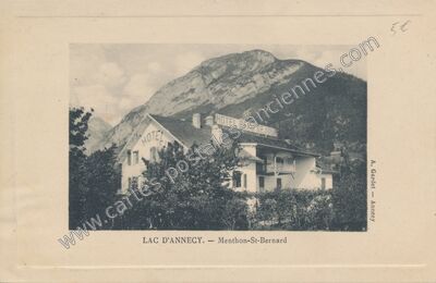 Carte postale ancienne Menthon — Menthon-Saint-Bernard (Haute-Savoie)