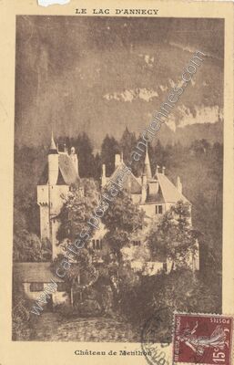 Carte postale ancienne Chateau de Menthon — Menthon-Saint-Bernard (Haute-Savoie)
