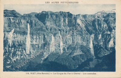 Carte postale ancienne Sixt — Sixt-Fer-à-Cheval (Haute-Savoie)