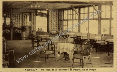 Carte postale ancienne Amphion — Publier (Haute-Savoie)