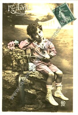 Carte postale ancienne 1er Avril — 1er Avril — Fantaisie