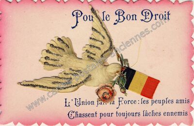 Carte postale ancienne Pour le Bon Droit — Bon Droit — Fantaisie