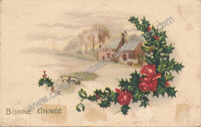 Carte postale ancienne Bonne Annee — Bonne Annee — Fantaisie
