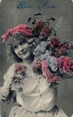 Carte postale ancienne Bonne Annee — Bonne Annee — Fantaisie