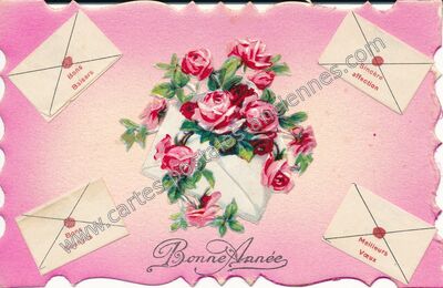 Carte postale ancienne Bonne Annee — Bonne Annee — Fantaisie