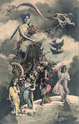 Carte postale ancienne Bonne Annee — Bonne Annee — Fantaisie