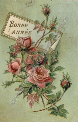 Carte postale ancienne Bonne Annee — Bonne Annee — Fantaisie