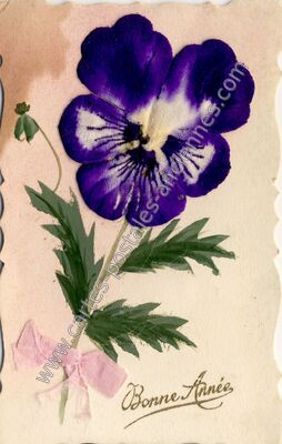 Carte postale ancienne Bonne Annee — Bonne Annee — Fantaisie