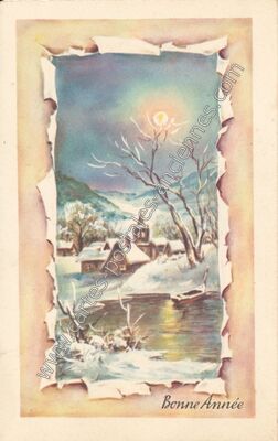 Carte postale ancienne Bonne Annee — Bonne Annee — Fantaisie