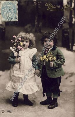 Carte postale ancienne Bonne Fete — Bonne Fete — Fantaisie