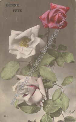 Carte postale ancienne Bonne Fete — Bonne Fete — Fantaisie