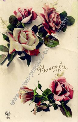 Carte postale ancienne Bonne Fete — Bonne Fete — Fantaisie