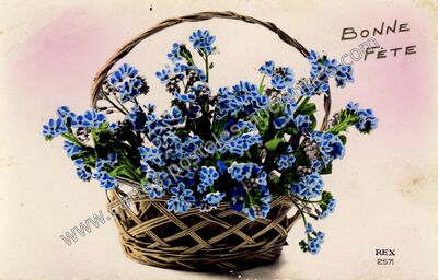Carte postale ancienne Bonne Fete — Bonne Fete — Fantaisie