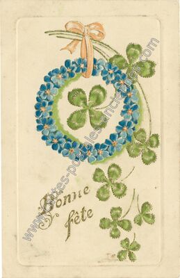 Carte postale ancienne Bonne Fete — Bonne Fete — Fantaisie