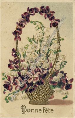 Carte postale ancienne Bonne Fete — Bonne Fete — Fantaisie