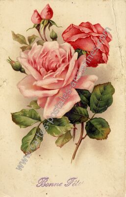 Carte postale ancienne Bonne Fete — Bonne Fete — Fantaisie