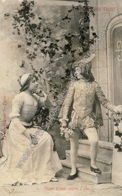Carte postale ancienne Fantasie sur Faust — Fantaisie sur Faust — Fantaisie