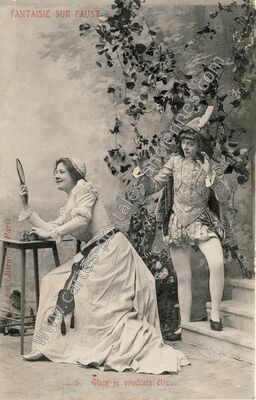 Carte postale ancienne Fantaisie sur Faust — Fantaisie sur Faust — Fantaisie