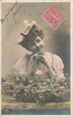 Carte postale ancienne Femme — Femme — Fantaisie