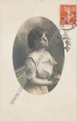 Carte postale ancienne Femme — Femme — Fantaisie