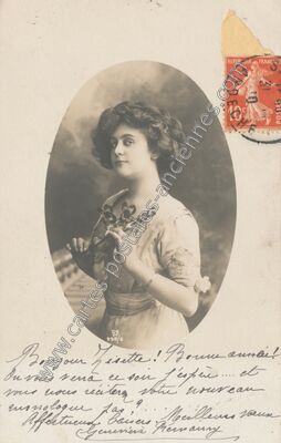 Carte postale ancienne Femme — Femme — Fantaisie