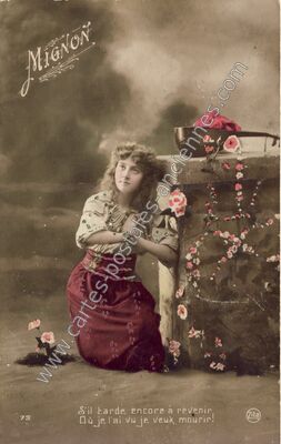 Carte postale ancienne Mignon — Mignon — Fantaisie