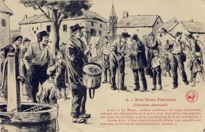 Carte postale ancienne Nos Bons Paysans — Nos Bons Paysans — Fantaisie